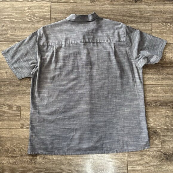 Woolrich Button Up Shirt Mens XL Chambray Blue/Grey Lightweight Quality 3900079 - Picture 9 of 11